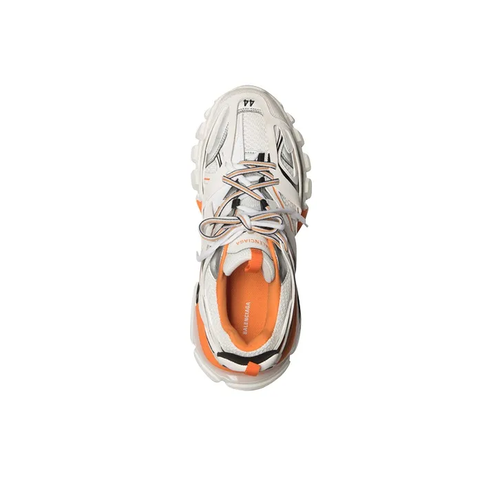Balenciaga Track 1.0 Sneakers White Orange-4