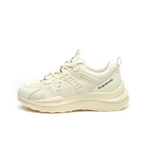 Acupuncture Chunky Sneakers Women's Low-Top White