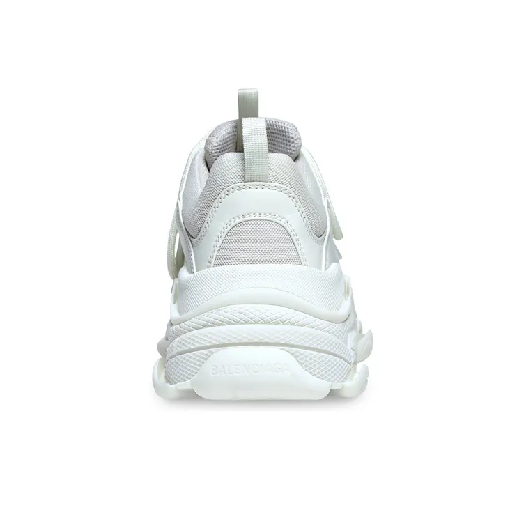 Balenciaga Triple STriple S Cushioning Anti Slip And Wear Resistant Low Top Chunky Sneakers Men's White-4