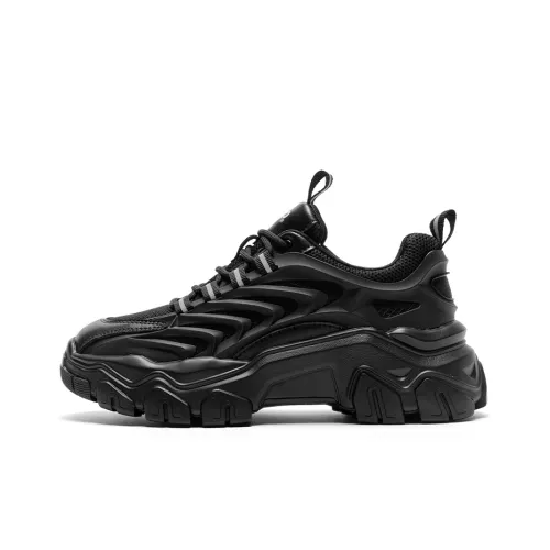 Jeep Chunky Sneakers Women's Low-Top Black