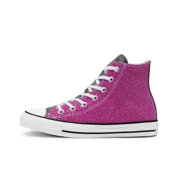 Converse Galaxy Dust Chuck Taylor All Star High Top Red Silver Women's