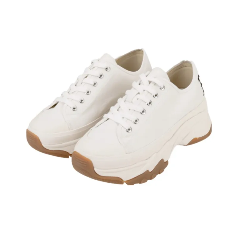 MLB Big Ball Chunky Low New York Yanker Anti Slip Wear Resistant Low Top Chunky Sneakers Unisex White-1