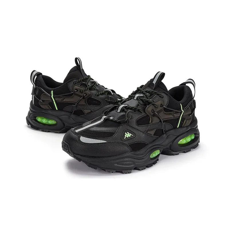 Kappa Low Top Chunky Sneakers Unisex Black-3