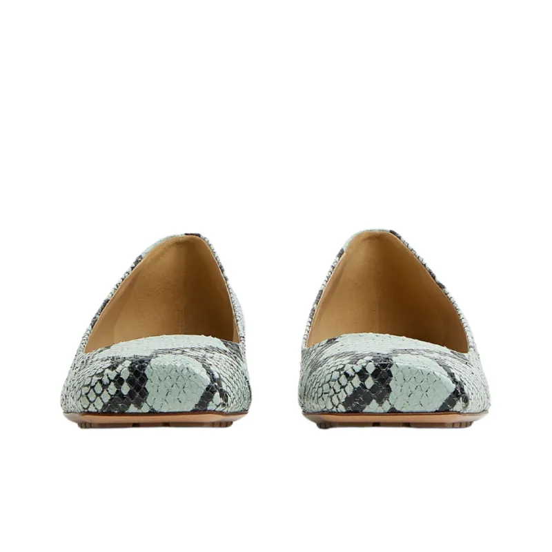 Bottega Veneta Tower Casual Single Shoes Women's Light Green-2