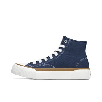 Dickies Canvas Shoes Unisex High Top Blue