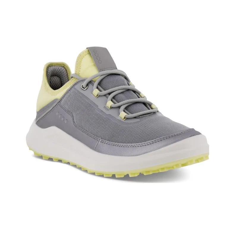 Ecco Abrasion Resistant Low Top Golf Shoes Women's Gray-1