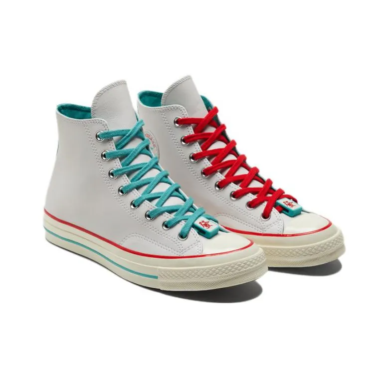 Converse Chuck Taylor All Star 1970s 'White Teal Red'-2