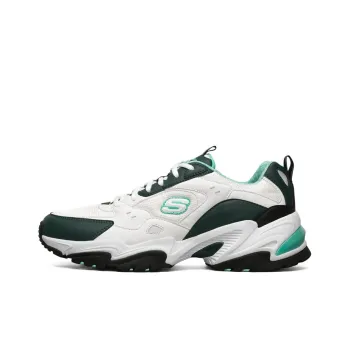 Skechers Stamina V2 Chunky Sneakers Men Low Top White/Turquoise