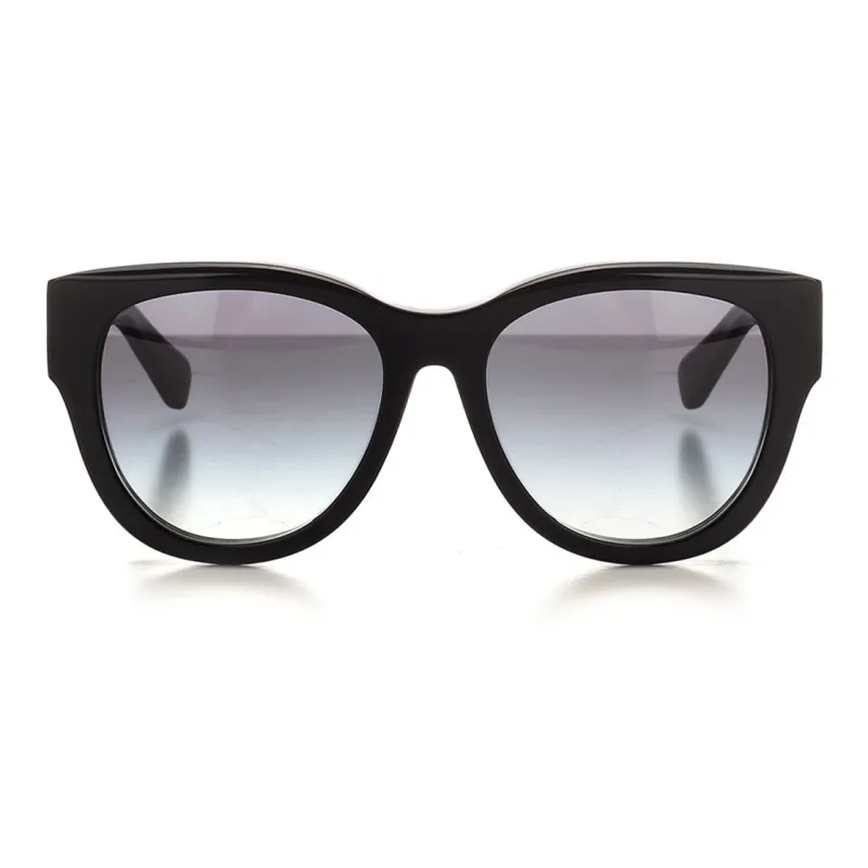 Chloe Acetate Irregular Shape Sunglasses Women's Black-0