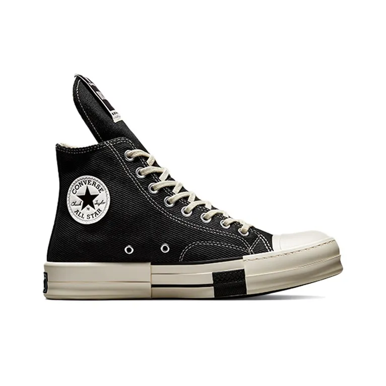 Converse Drkstar Hi Rick Owens Drkshdw Black Egret-1