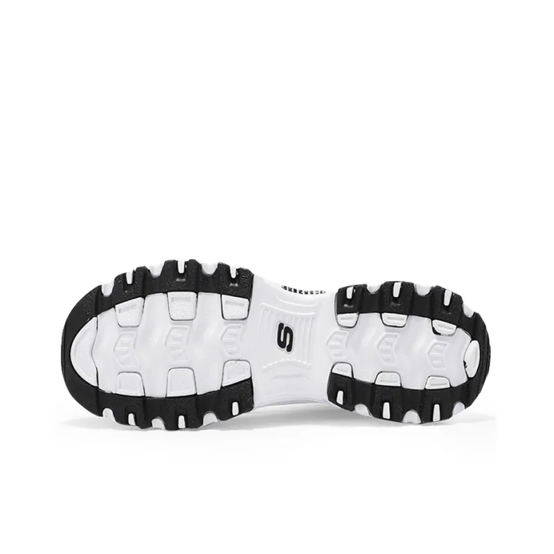 Skechers D'lites White Black Women's-4
