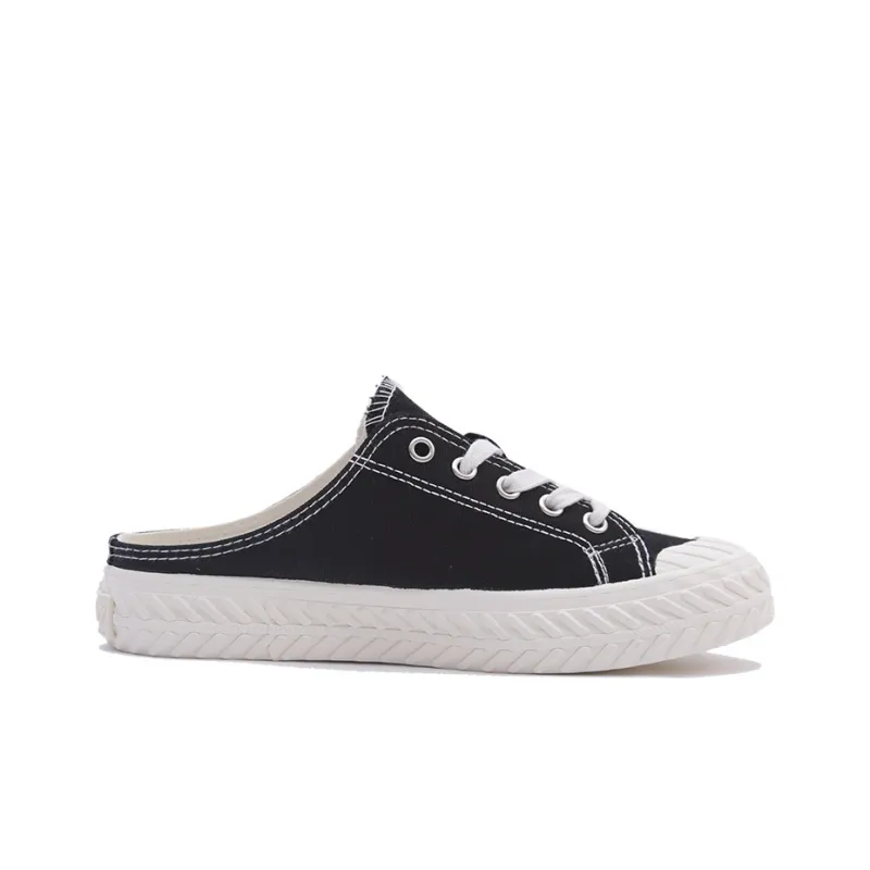 Nerdy Canvas Shoes Unisex Low Top Black-1