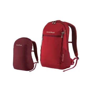 MONTBELL Nylon Backpack Unisex Red
