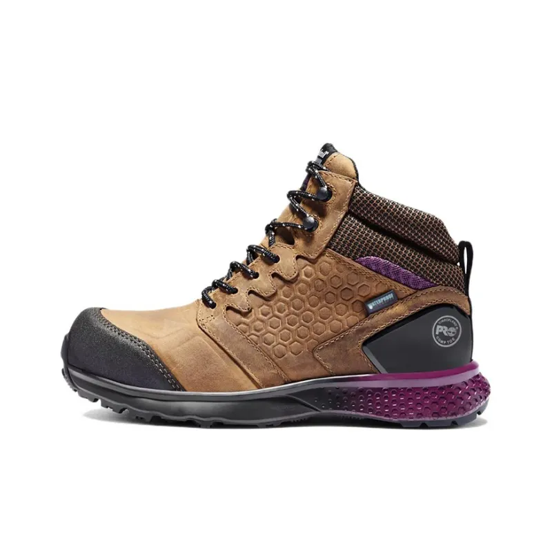 Timberland REAXION Ankle Length Outdoor Boots Women's Brown-0