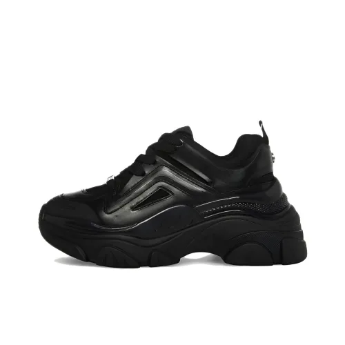 STEVE MADDEN Chunky Sneakers Women's Low-Top Black