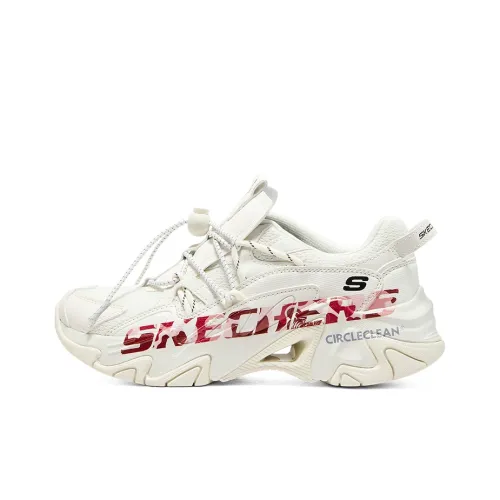 CIRCLECLEAN x Skechers Stamina V3 Cushioning Anti-Slip And Wear-Resistant Low-Top Chunky Sneakers Women's White