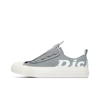 Dickies Canvas Shoes Unisex Low-Top Gray