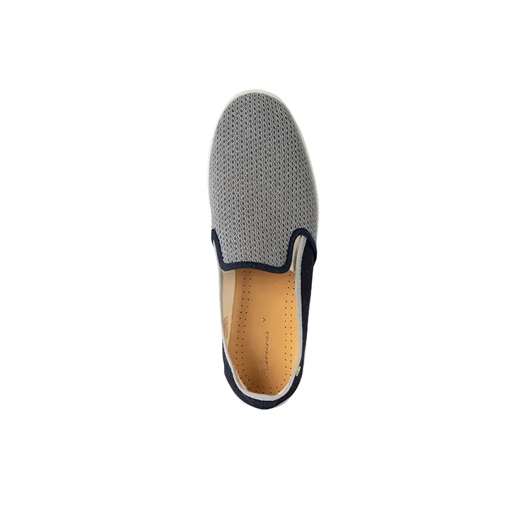 Rivieras Casual Flat Shoes Unisex Gray Blue-4