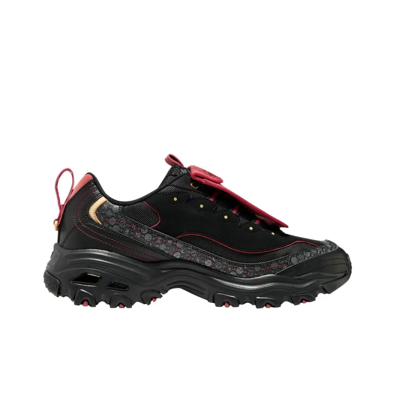 Skechers D'LITES 1.0 'Black Red'-1
