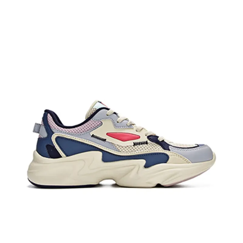 361° Spirit Eye 1.0 Low-Top Chunky Sneakers Women's White Blue-1