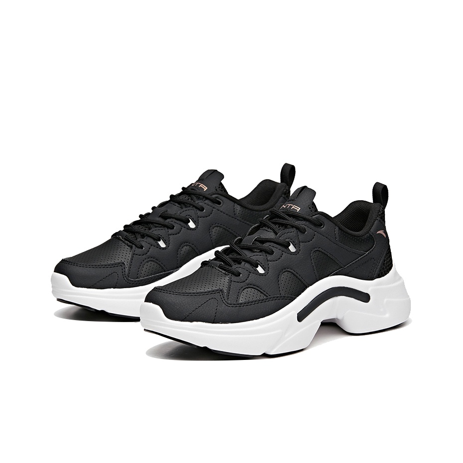 ANTA Life Collection Chunky Sneakers Women's Low-Top Black