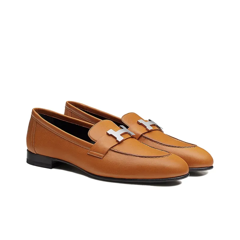 HERMES Paris Women's Casual Shoes Women's Gilded Beige-2