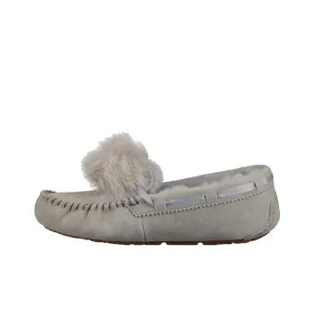 UGG Dakota Pom Pom Slip On Grey Women's