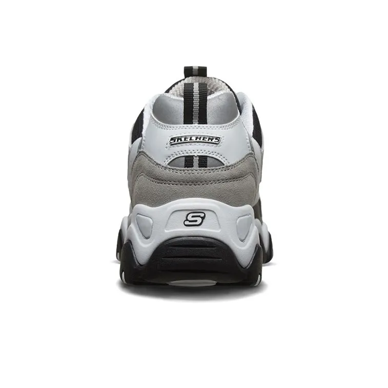 Skechers Dlites 2.0 'White Black Gray'-3