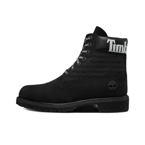 Timberland 6 Inch Premium Boot 'All Over Logo - Black'