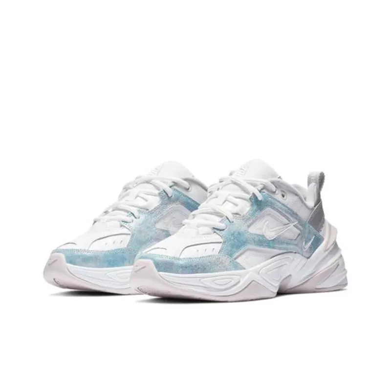 Nike M2K Tekno White Blue Women's-2