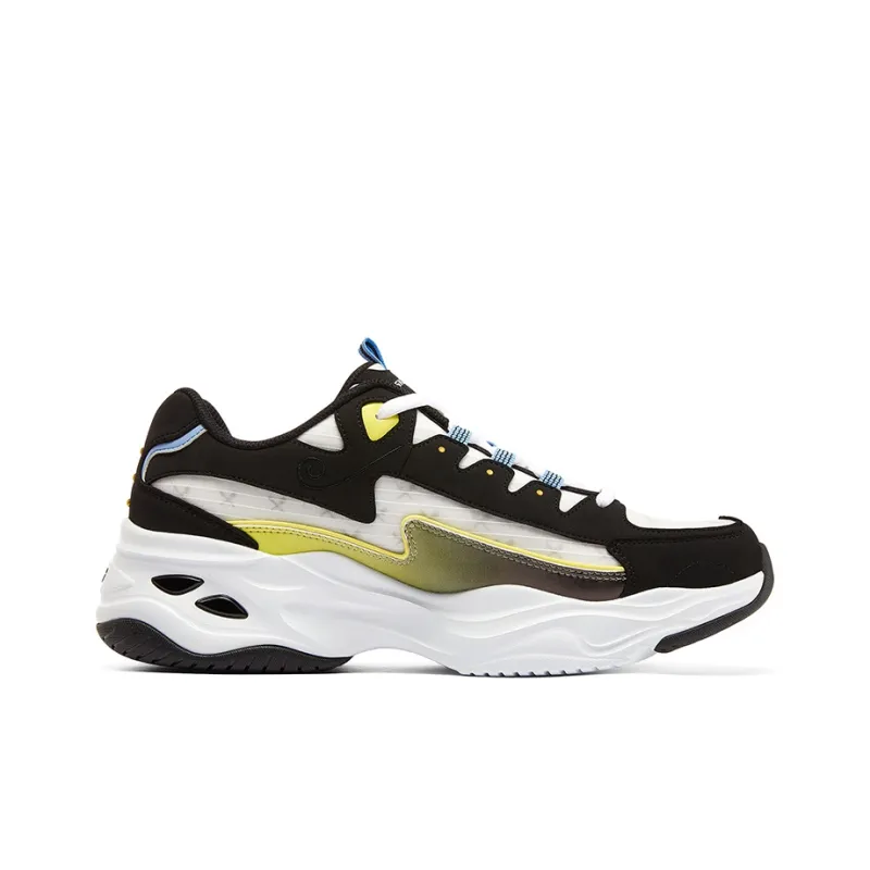 One Piece X Skechers D'Lites 4.0 Chunky Sneakers Women's Low Top Black/Colorful Color-1