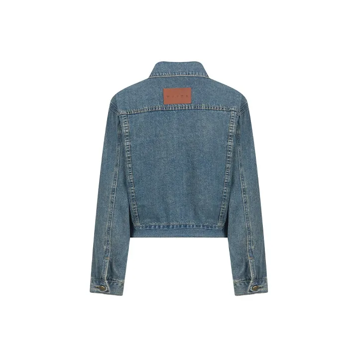 WooHa Denim Jackets Women's Blue-1