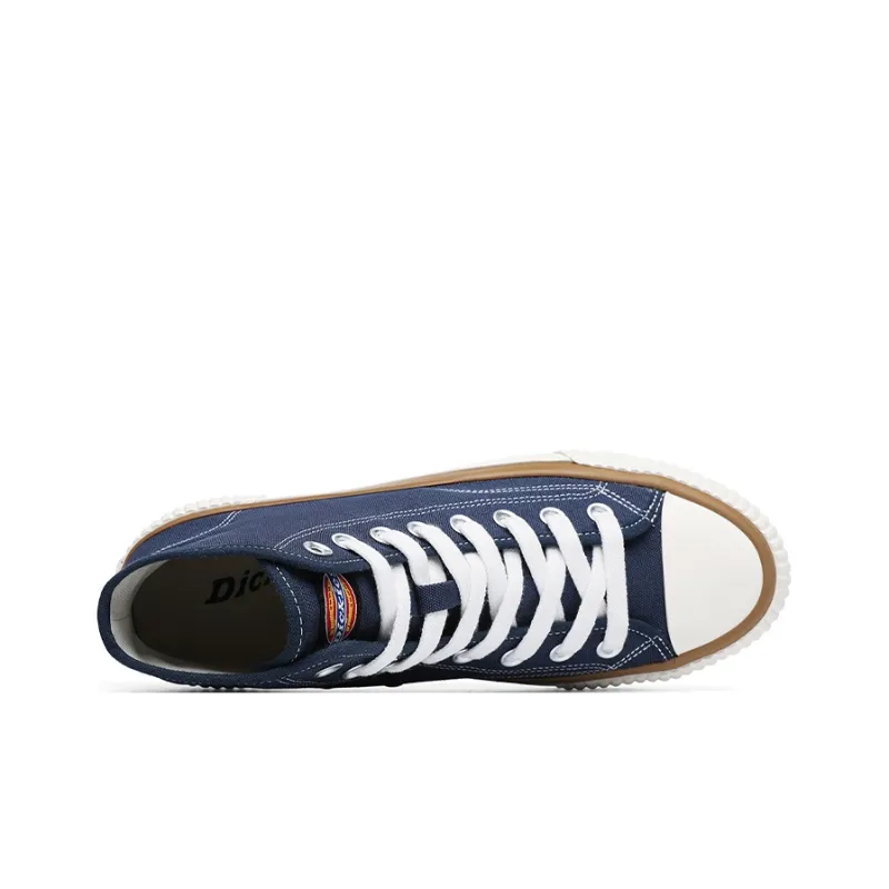Dickies Canvas Shoes Unisex High Top Blue-2