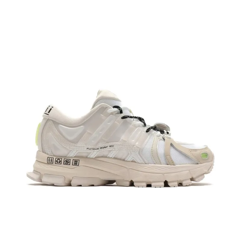 LiNing Furious Rider ACE 1.5 Chunky Sneakers Women's Low Top Ecru/Yellow-1