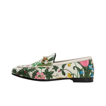 GUCCI Jordaan Casual Single Shoes Women's White