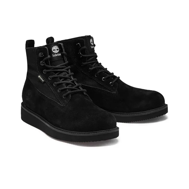 Timberland 6 Inch Premium Vibram Waterproof Wide Fit Boots 'Black Suede'-3