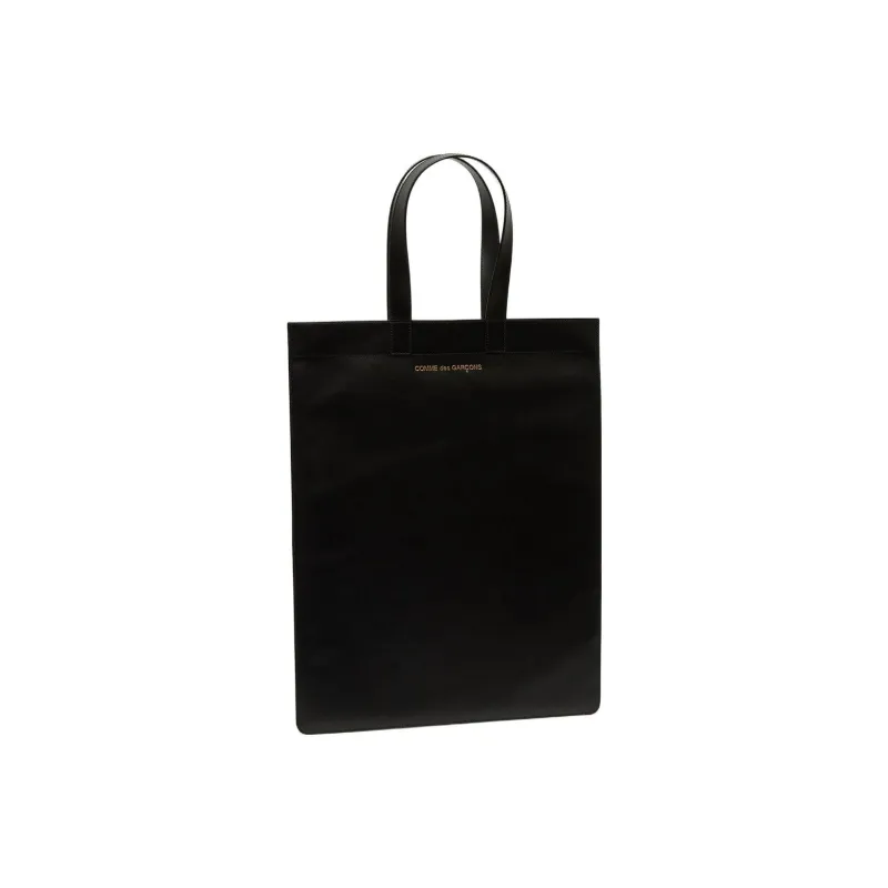 CDG Play Leather Tote Bag Shopping Bag Handbag Regular Women's Black-1