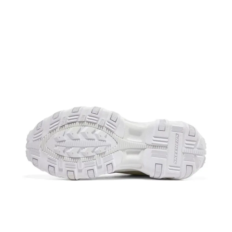 Skechers Sport Cushioning Anti Slip And Wear Resistant Support Low Top Chunky Sneakers Men's White-5