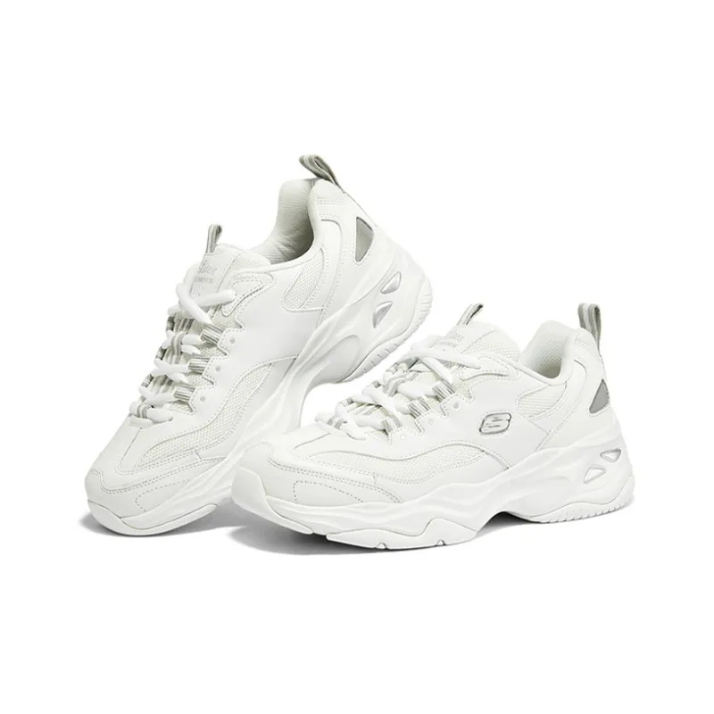 Skechers D'Lites 4.0 'White Grey' Women's-2