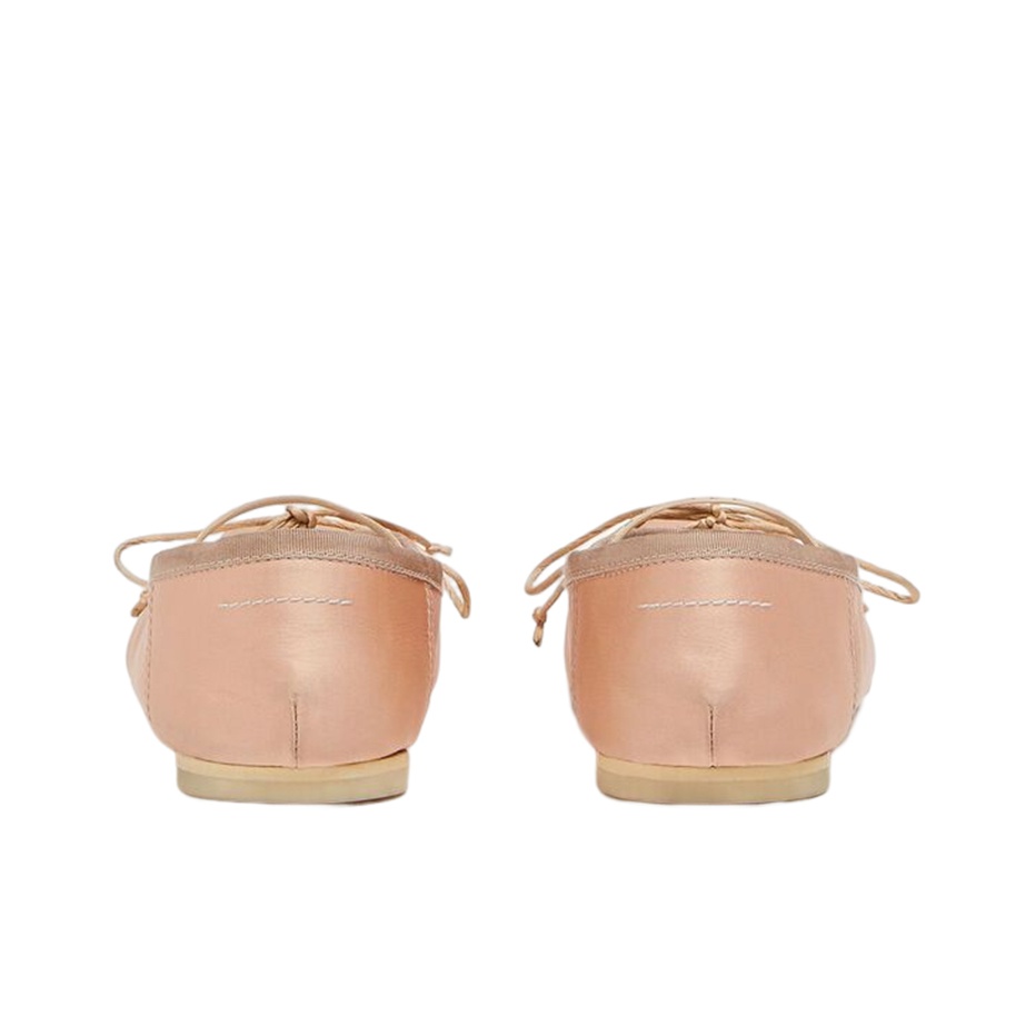 MM6 Maison Margiela Logo-strap Ballerina Shoes - POIZON