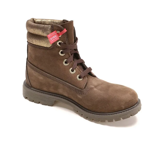 Timberland 6 Inch Waterville Premium Double Collar Boots 'Dark Brown' Women's-3
