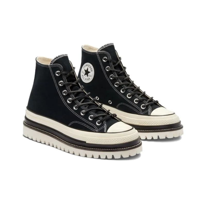 Converse Chuck 70 Ltd Lugged Platform 'Black White'-2