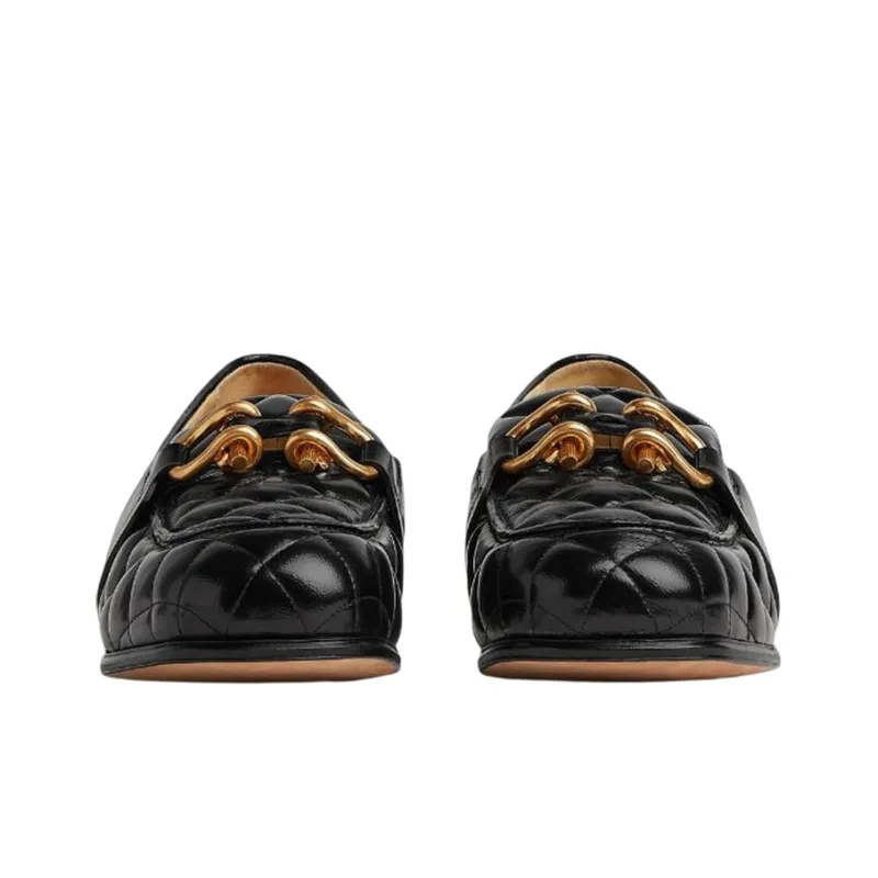 Bottega Veneta Monsieur Loafers Casual Shoes Women's Black-2