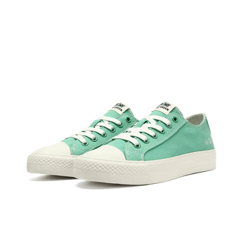 PONY Anti-Slip Wear-Resistant Breathable Lightweight Balance Support Low-Top Canvas Shoes Unisex Fruit Green-2