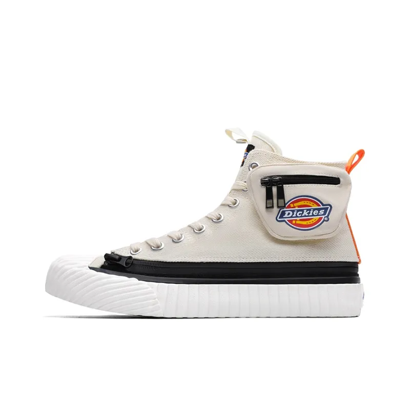 Dickies Canvas Shoes Men High Top Beige-0