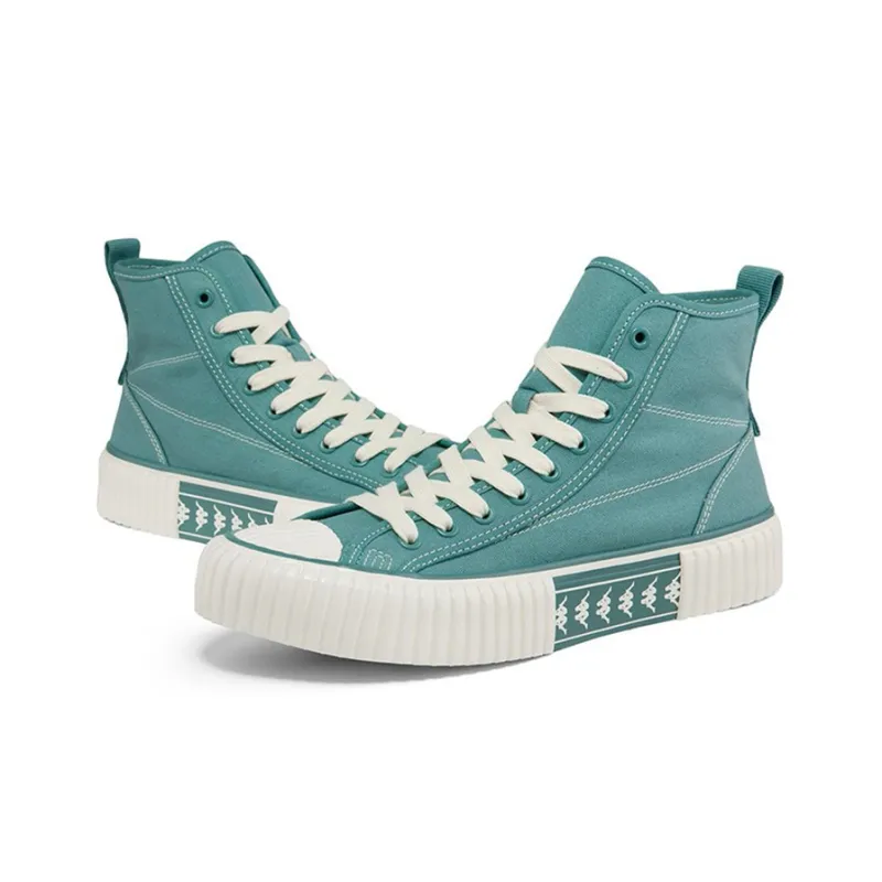 Kappa Wear resistant And Lightweight High Top Canvas Shoes Unisex Blue-2
