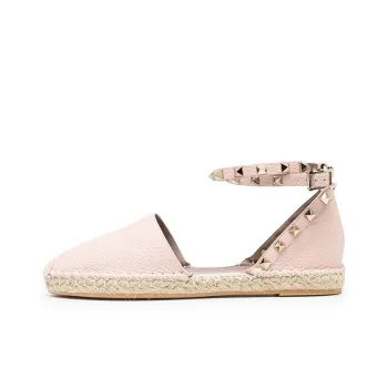 Valentino Rockstud Casual Single Shoes Women's Pink