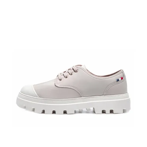 Palladium Pampa Dome Wear-Resistant Low-Top Canvas Shoes Unisex Asphalt Gray