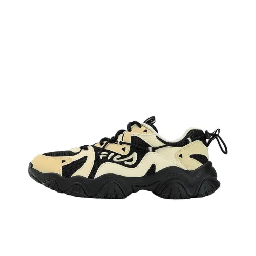 FILA Cat Claw Chunky Sneakers Men Low-Top Black/Beige