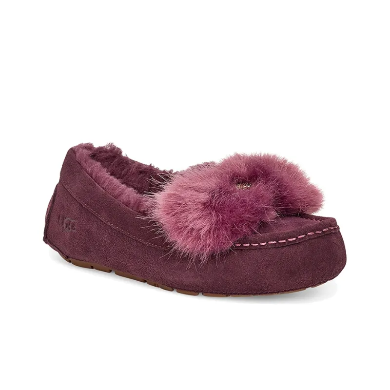 UGG Holiday Ansley Puff Bow 'Purple Red' Women's-2